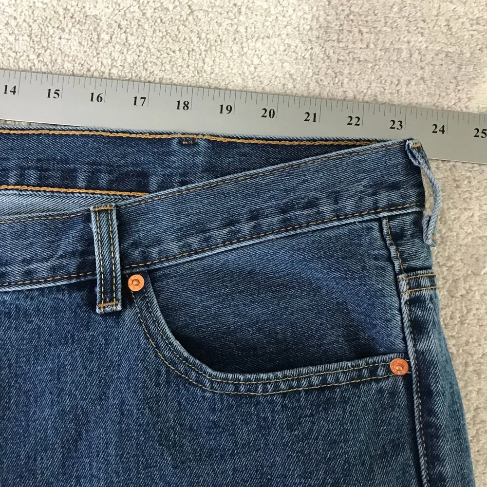 Levis 550 Relaxed Fit Jeans Mens 48x30(28.5) Blue Tapered Leg Denim 100% Cotton
